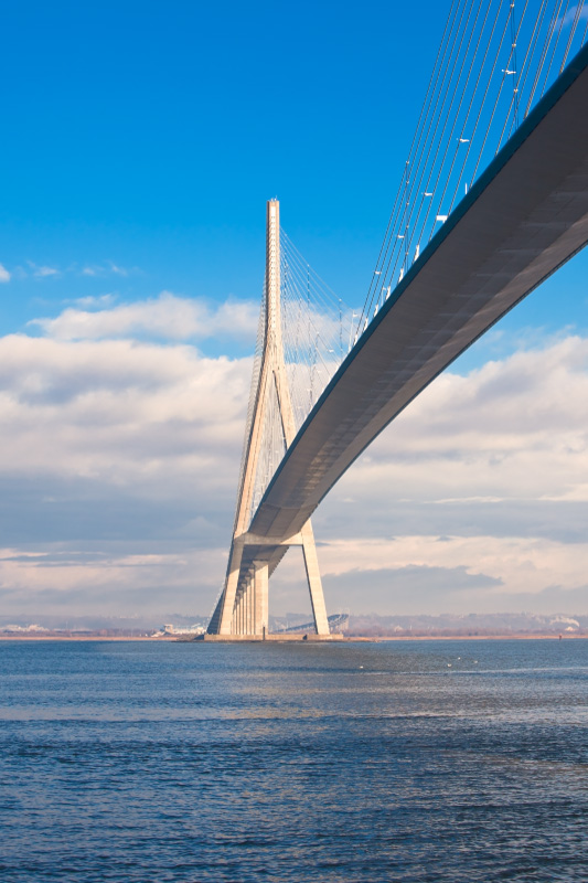 Le pont de Normandie Le Havre