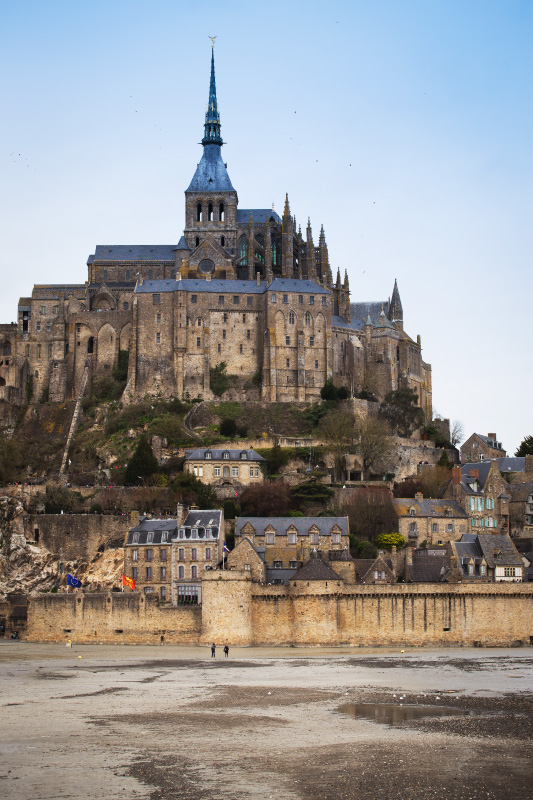 Site touristique l'abbaye du Mont Saint-Michel